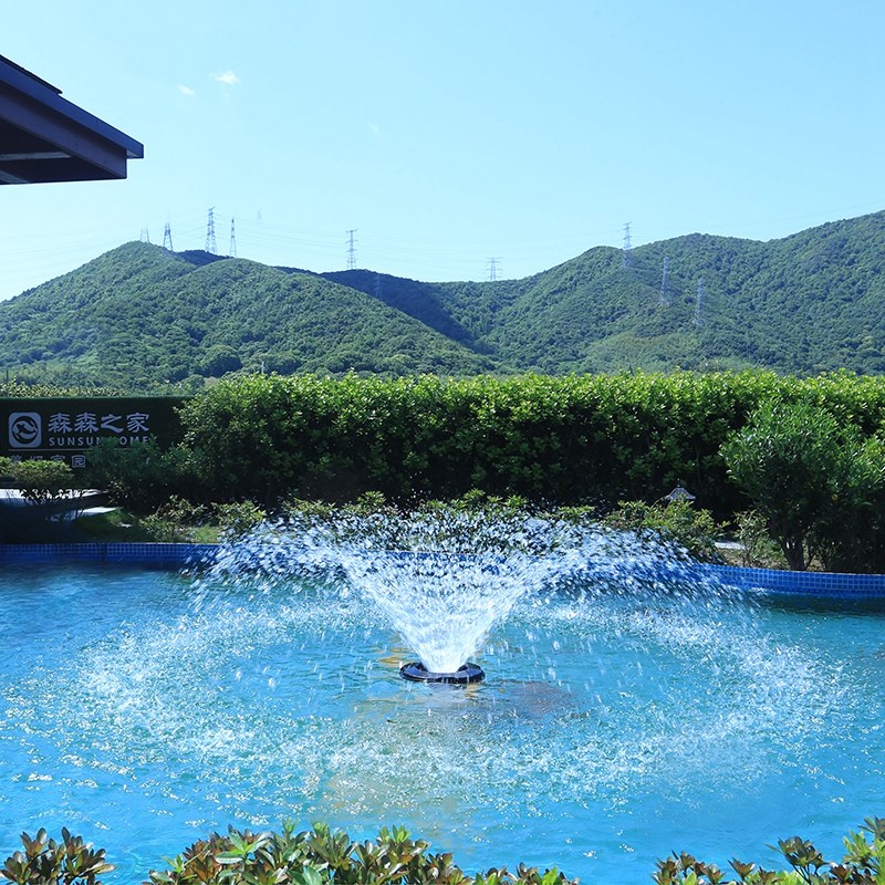 格池鱼塘专用养殖池塘爆氧打氧机大功率浮水泵喷泉泵增氧机