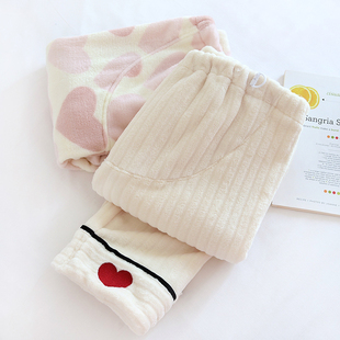 秋冬款 长裤 可调节加绒冬季 家居裤 产妇保暖束脚春秋托腹裤 孕妇睡裤