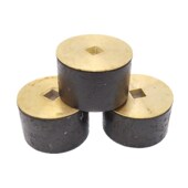 柔性铸铁管清扫口堵头管帽排水管扫除口铜面铁面地面检查口100