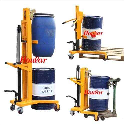 轻便DT50A油桶搬运车油桶手动液压油桶手推车咬嘴脚踏式DTF450