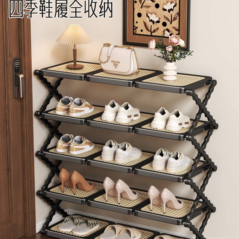 免安装鞋架子多层家用门口入户省空间简易鞋柜新款中古鞋子收纳架,收纳整理,鞋子收纳架,淘宝优惠券,粉丝福利购,淘宝优惠卷