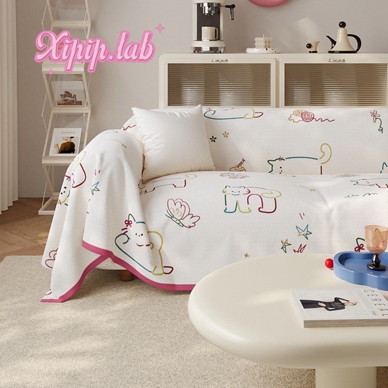 xipiplab四季通用沙发巾家用客厅沙发防尘盖布盖巾全包式沙发套罩,居家布艺,沙发套,淘宝优惠券,粉丝福利购,淘宝优惠卷