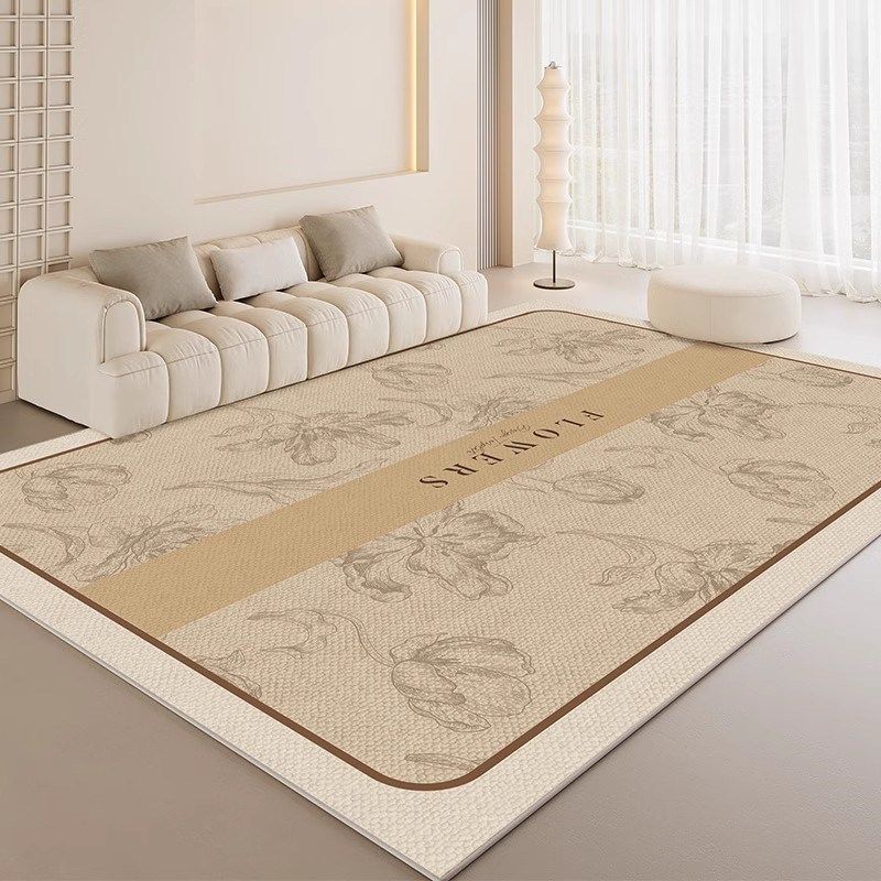 2024新款轻奢高级客厅地毯沙发茶几毯免洗可擦家用防水免打理地垫,居家布艺,地毯,淘宝优惠券,粉丝福利购,淘宝优惠卷