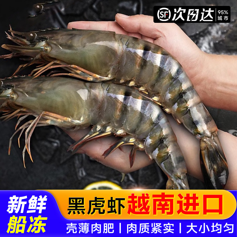 【越南进口】黑虎虾特大鲜活速冻