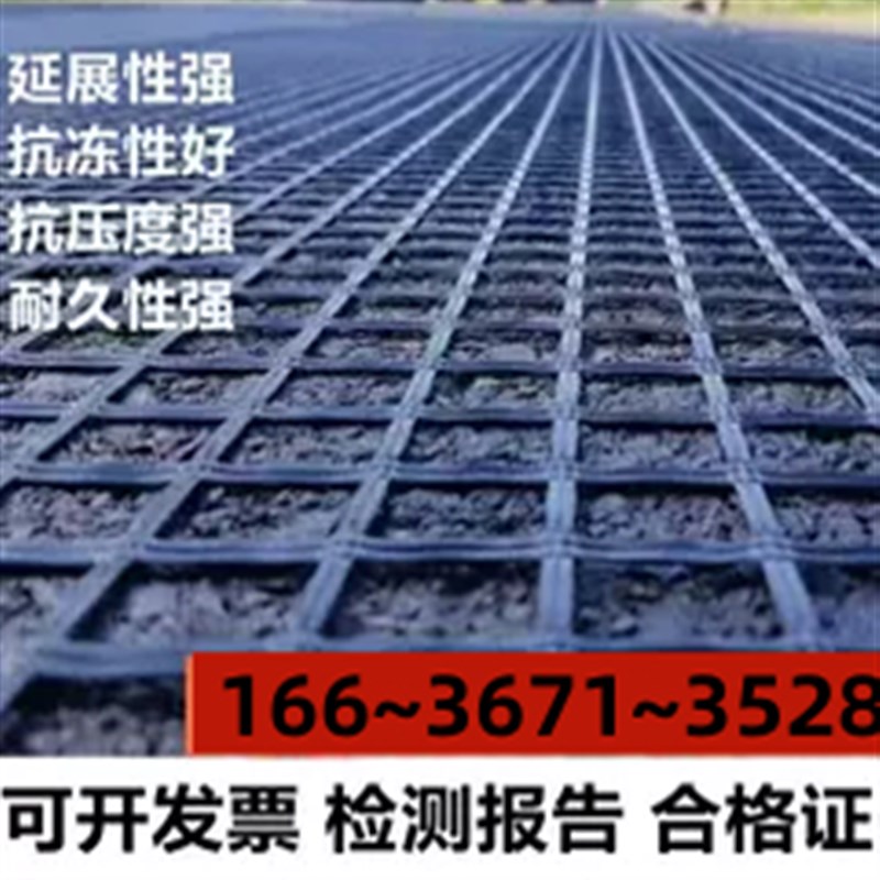 玻璃纤维钢塑单双向塑料格栅自粘EGA玻纤土工格栅沥X青路面防裂网