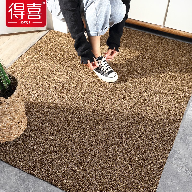 进门地垫耐脏防滑玄关简约F风地毯可机洗门口脚垫