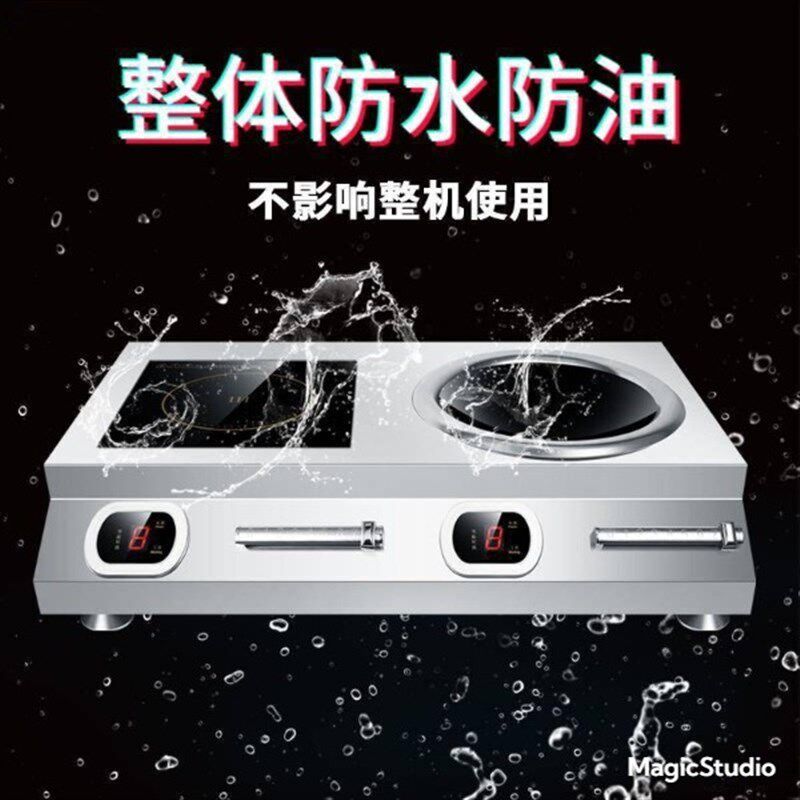 商用电磁炉8f000W大功率电灶炉家用三厢电陶炉双灶双头饭店猛火灶