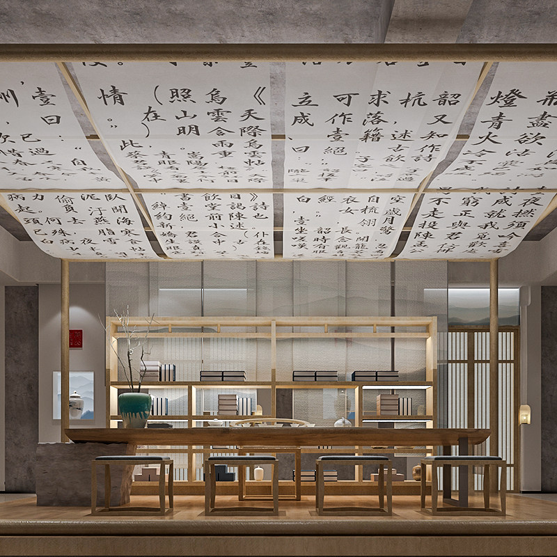 装饰飘顶棚中式挂l帘手拉帘玄关帘软屏风隔断帘半透卷帘窗帘字画