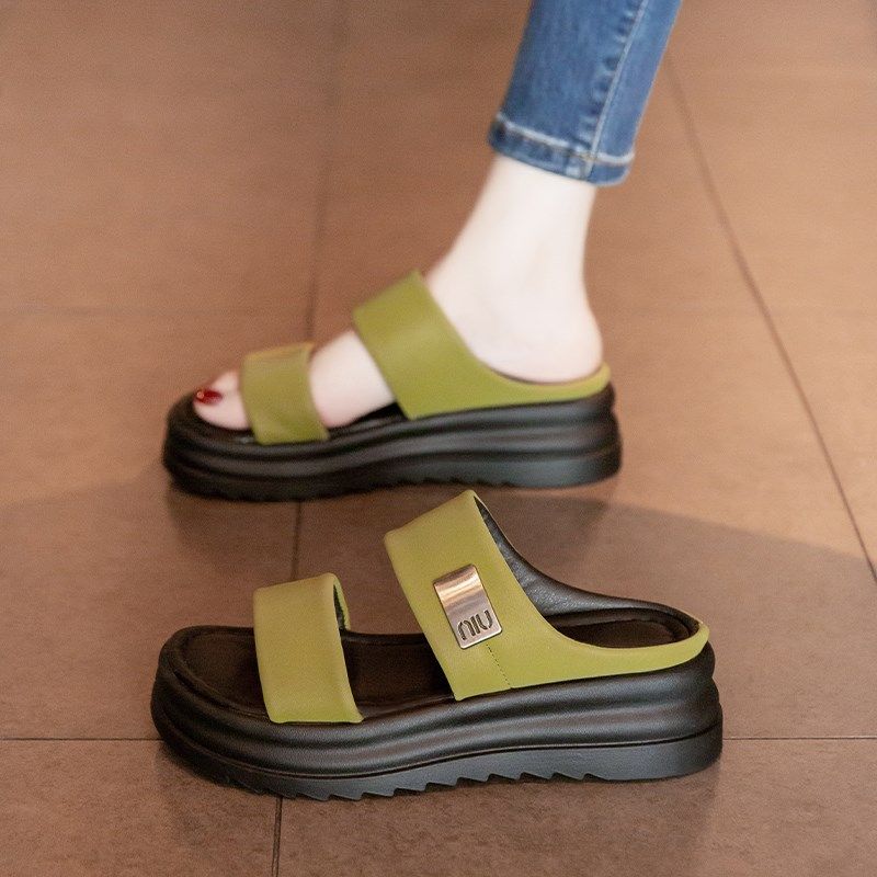 厚底增高凉拖鞋女夏时尚外t穿2025新款外出休闲一字拖海边沙滩凉,女鞋,一字拖,淘宝优惠券,粉丝福利购,淘宝优惠卷