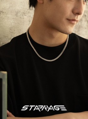 星宇纪 项链男款龙骨链古巴链嘻哈风简约百搭潮流痞帅男士项链