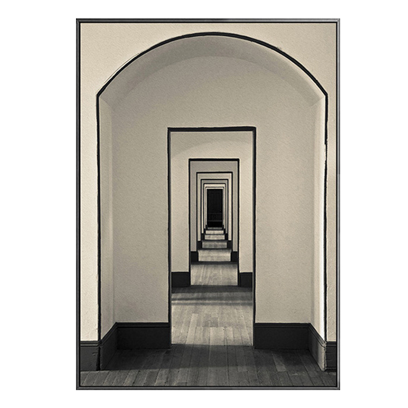 楼梯装饰画挂画有框复式楼壁画玄关走廊尽头过道转角背景墙画创意图片