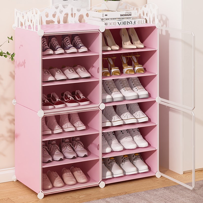 透明鞋架家用门口鞋柜宿舍小鞋架寝室简易防尘经济型鞋柜罩子超大