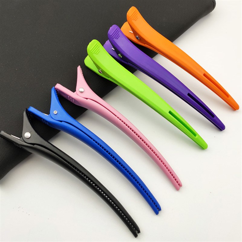 新款理发店专用美发夹子分区夹防滑鸭嘴夹剪发夹子理发工具包邮
