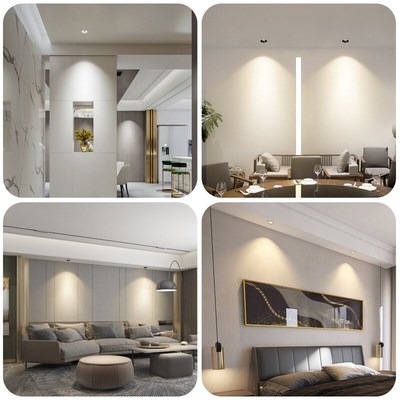 开孔95mm深杯防眩射灯嵌入式9cm孔灯家用可调角度筒灯客厅小山丘