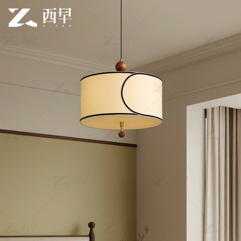 云缦法式中古风卧室灯吊灯主灯美式复古主卧日式房间布艺新款灯具,家装灯饰光源,卧室/书房吊灯,淘宝优惠券,粉丝福利购,淘宝优惠卷