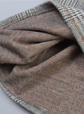 713日单复古毛呢吊带连衣裙78445英伦格子纹春秋叠穿直筒背带长裙