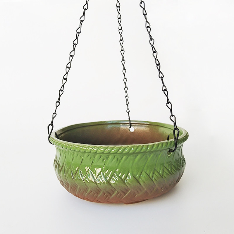 简约垂吊壁挂花盆陶瓷紫砂花器大号悬挂式吊篮吊兰红陶盆佛珠多肉,鲜花速递/花卉仿真/绿植园艺,花盆,淘宝优惠券,粉丝福利购,淘宝优惠卷