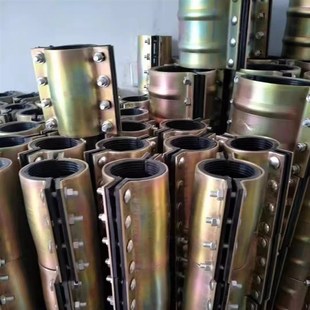 镀彩钢板管道抢修器/补漏卡子抱箍 快速接头水管堵漏管道哈夫节