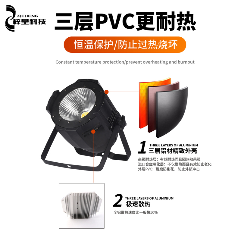 舞台灯光设备全套 led帕灯户外婚庆补光灯演出车展照明灯酒吧影视