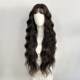 超长假发女全头套式 黑色中分长卷发大波浪85cm日常加长高层次整顶