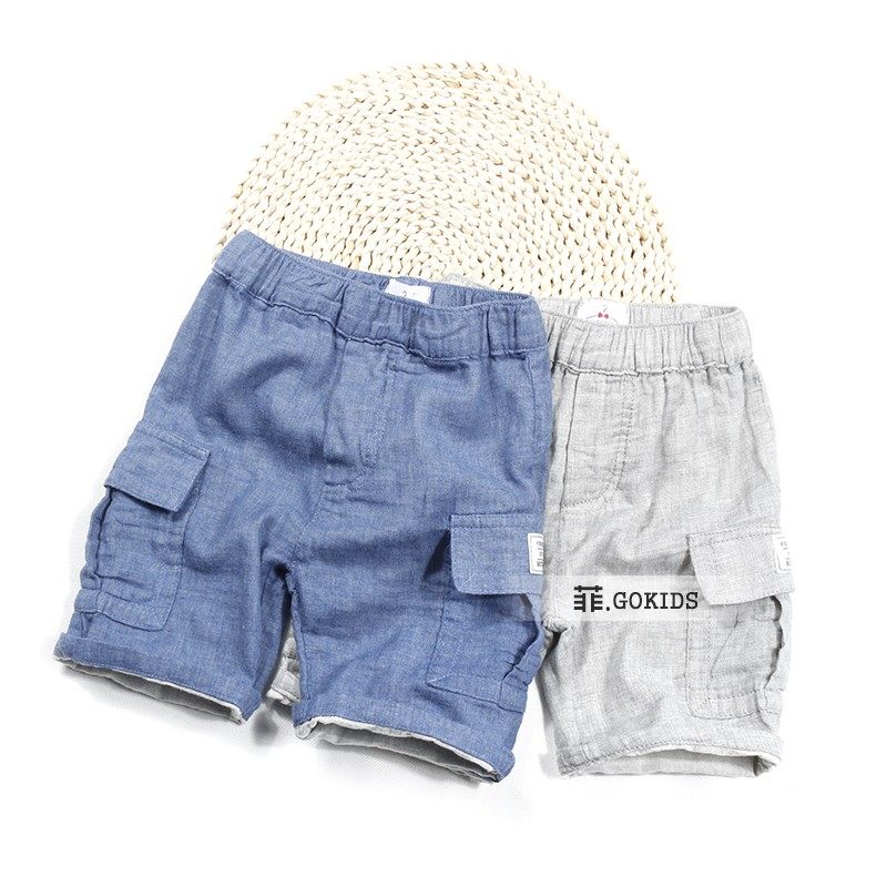 男童短裤夏薄款中裤双层纱布童装儿童裤子纯棉宝宝五分裤超软,童装/婴儿装/亲子装,裤子,淘宝优惠券,粉丝福利购,淘宝优惠卷