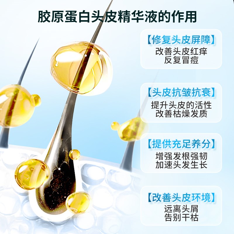 妮雀娜头皮鲜养梳红蓝光生发梳子电动按摩健发生发仪