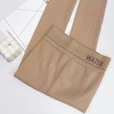 娇婵818水光袜 秋冬新款加薄绒光腿神器黑透肤单层连裤袜打底裤子