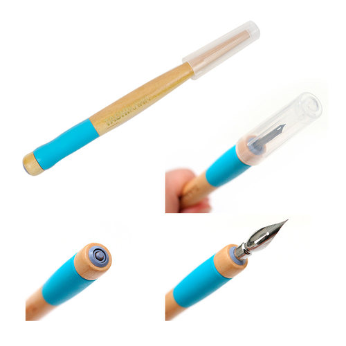 漫画笔杆日光立川漫画笔尖 蘸水笔尖G笔尖D 学生 哨 圆笔尖 T40