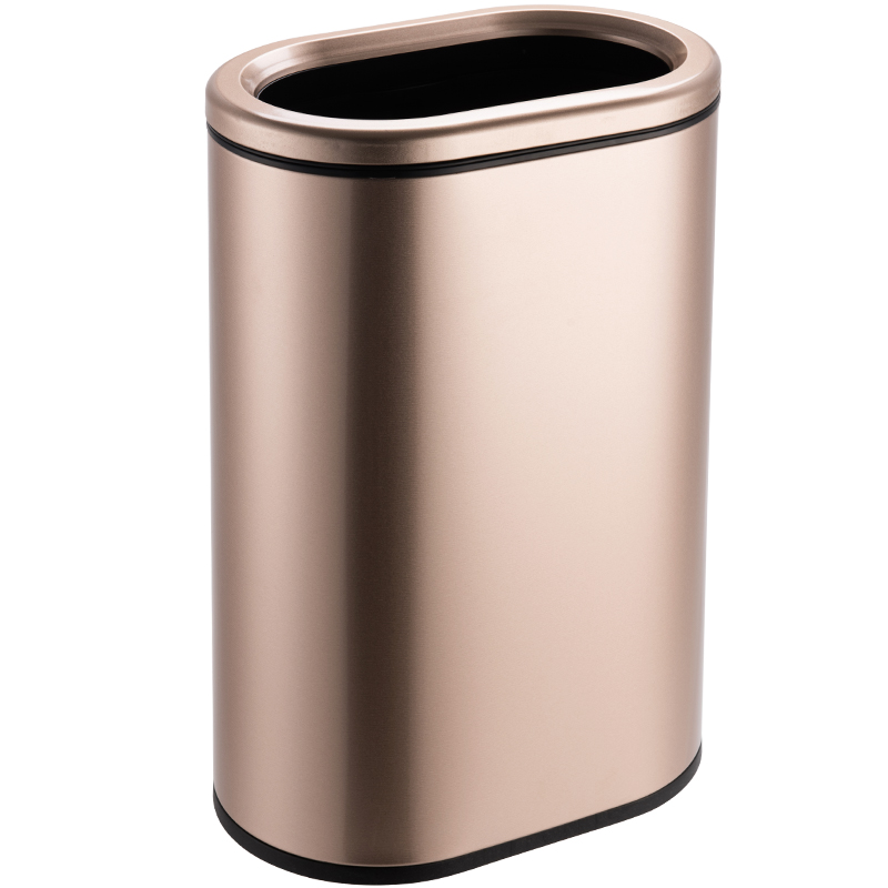 垃圾分类垃圾桶 家用 客厅创意厕所卫生间厨房不锈钢无盖压圈大号