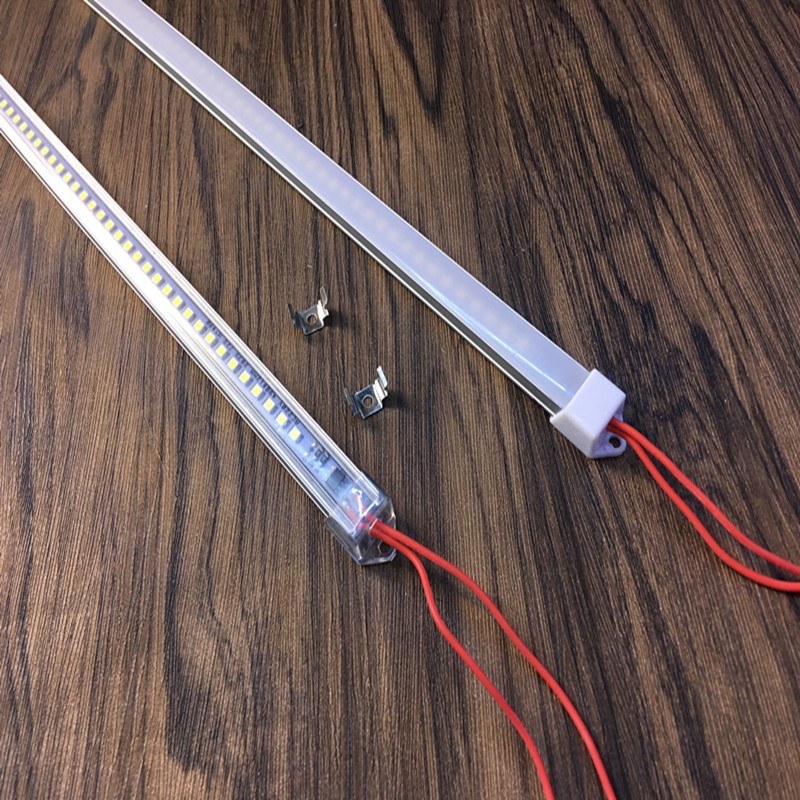 LED灯带灯条220V展柜酒柜橱柜U型平面发光硬灯条无需变压器14MM宽