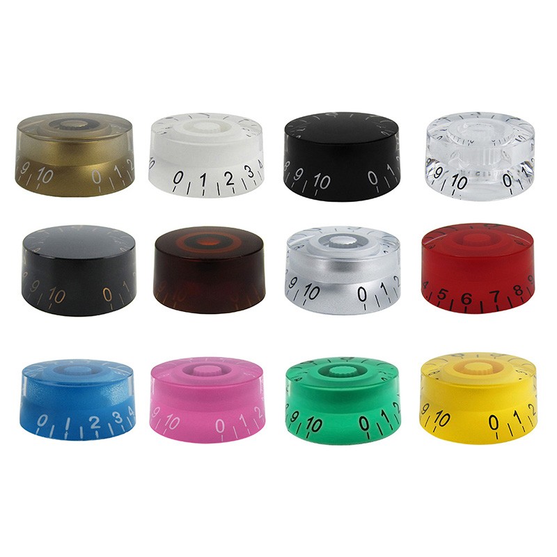 FLEOR电吉他LP桶状直身旋钮EPI电位器音量音色调节控制开关帽包邮