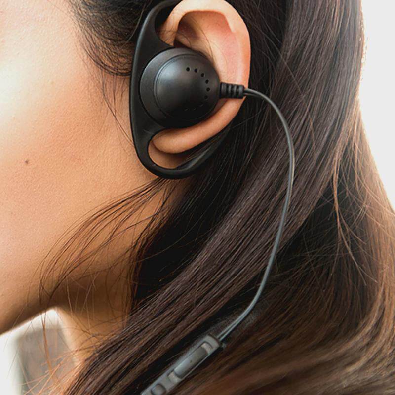 老年人耳机尼龙粗线专用大音量挂耳式唱戏机 收音机 电脑手机通用