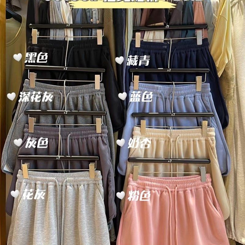 大7女60100夏松紧抽绳高腰韩版宽松大码胖mm休闲阔腿A型运动短裤,女装/女士精品,休闲裤,淘宝优惠券,粉丝福利购,淘宝优惠卷