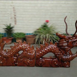 仿古琉璃瓦配件 中式建筑琉璃瓦 二龙戏珠 古建琉璃瓦 双龙戏珠