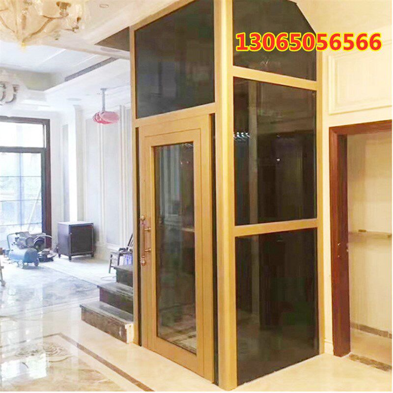 家用电梯室内外小型别墅复式阁楼二三层液压观光无机房平台升降机