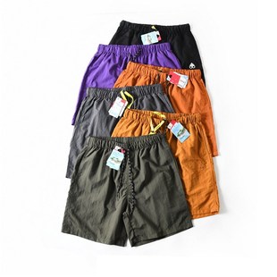 男士 新款 五分五分裤 干透气纯色宽松直筒运动休闲 夏 户外速干