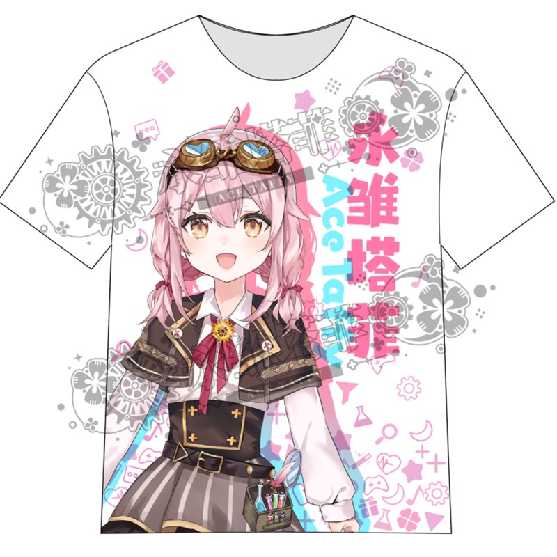 永雏塔菲一周年纪念天然舒适全棉T恤(购买后7天内发货!)