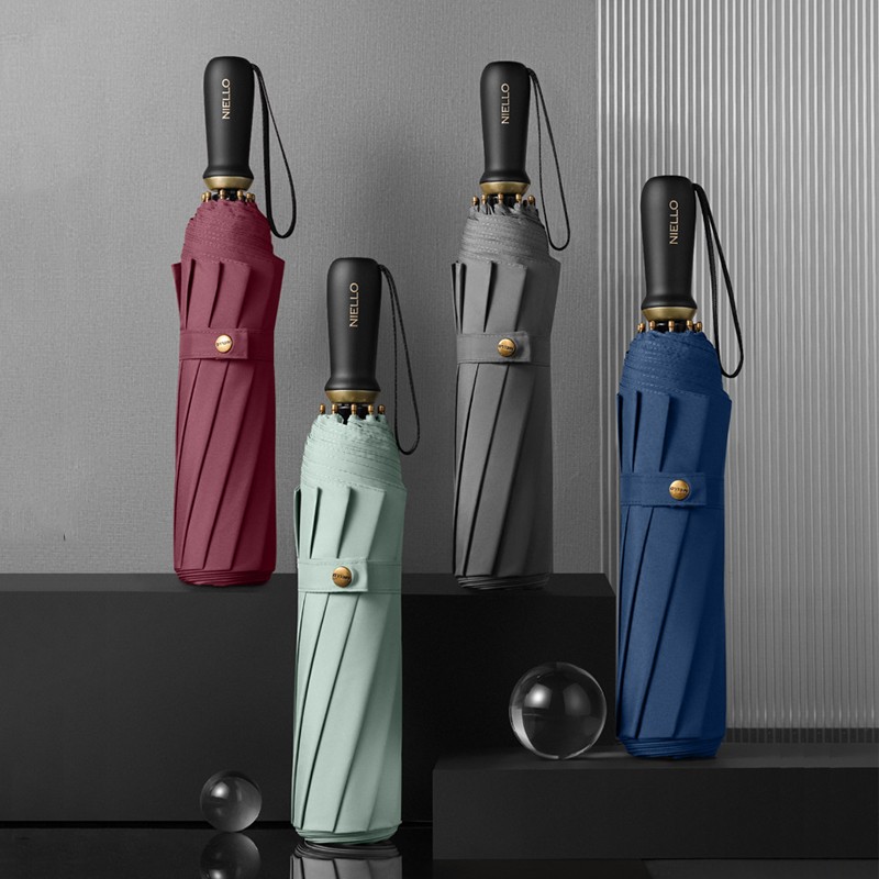 十骨加固结实抗风手动折叠大号双人雨伞男士超大三人大雨伞女家用