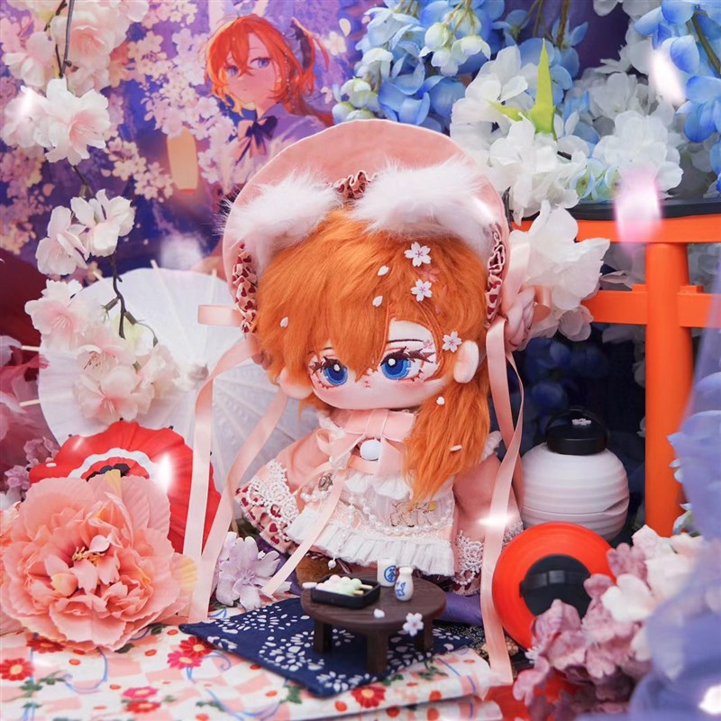 文豪野犬中原中野棉花娃娃20cm换装可爱玩偶节日送朋友夜樱小中