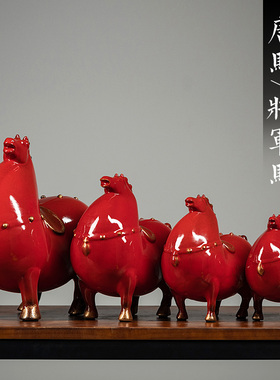 创意招财唐马摆件中式家居客厅办公室风水玄关装饰桌面摆设工艺品