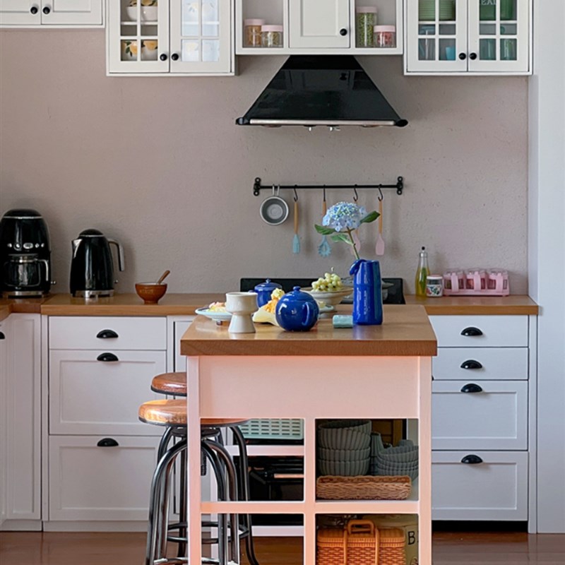 玩具】烟机壁柜/拆单柜  厨房家具6分微缩模型迷你摆件娃屋