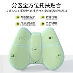 腰靠腰枕靠坐垫座椅腰部支撑睡觉工位久坐神器护腰靠背办公室椅子
