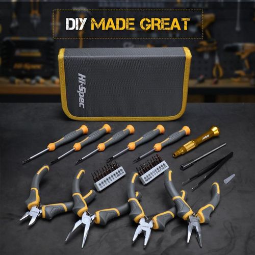 工具套装螺丝刀钳子维修钳多功能斜口家用尖嘴组合迷你包钢丝箱小