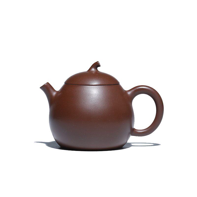 宜兴原矿紫泥泡茶壶精品花器茄瓜壶家用功夫茶具纯手工紫砂壶