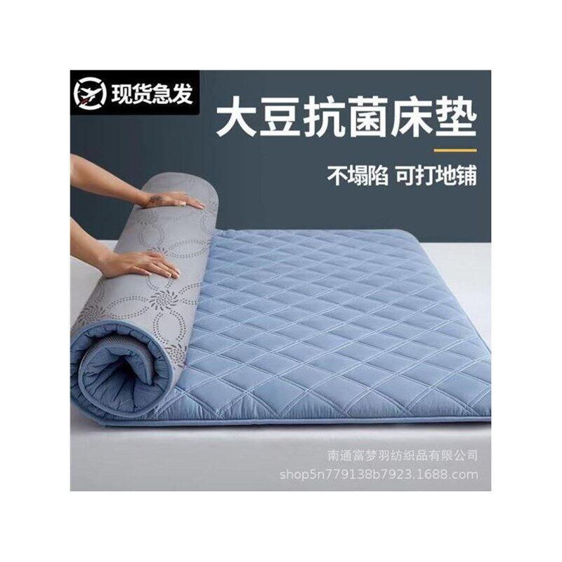 床太硬加软垫床垫大豆纤维家用褥子加厚垫被M薄款防滑床护垫子宿
