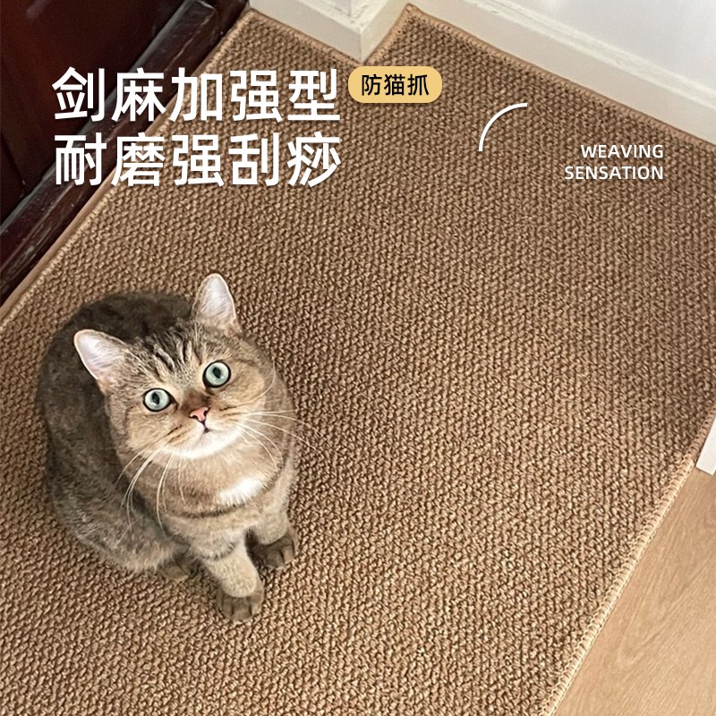 入户门地垫可裁剪定制编织家用防滑耐磨吸水防滑脚垫家用玄关地毯