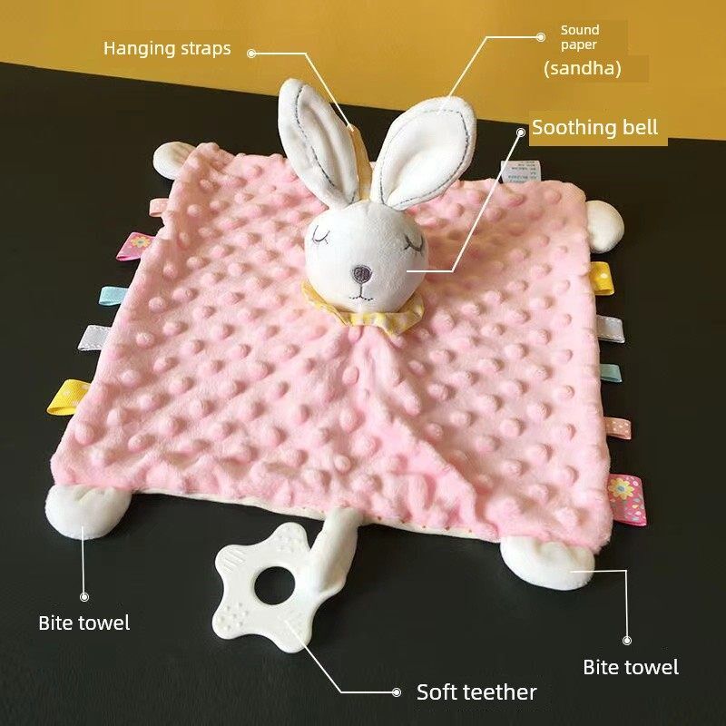安抚巾婴儿可入口啃咬玩偶哄宝宝睡觉睡眠神器新生儿抱睡毛绒玩具