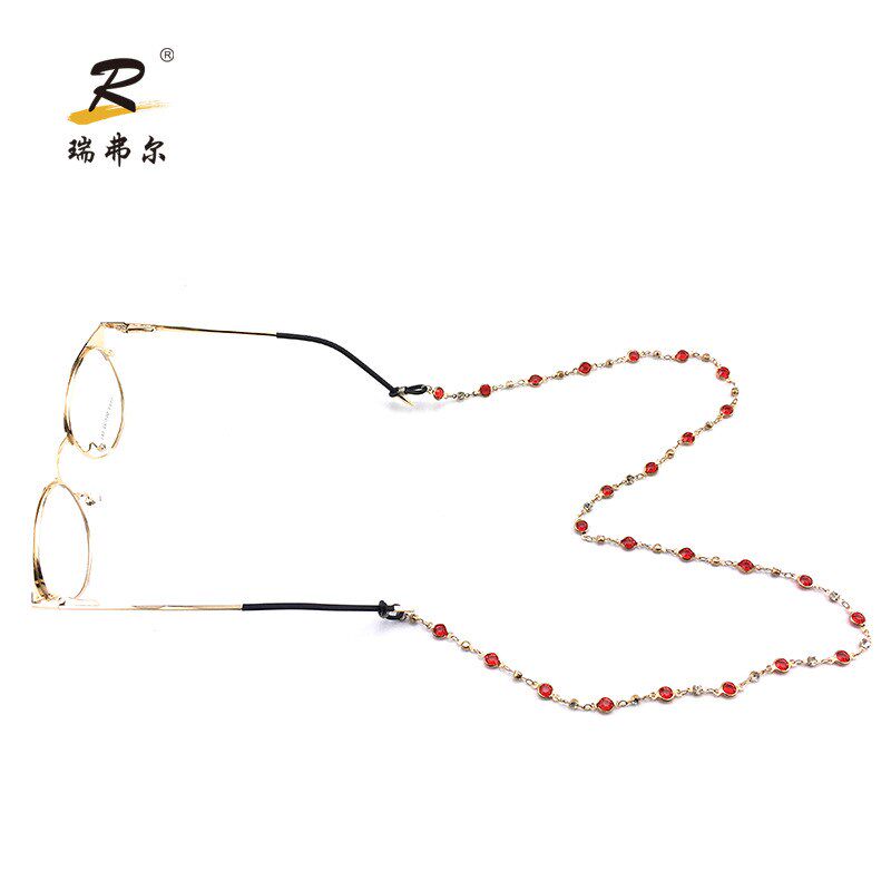 时尚眼镜绳子 网红大珠珠挂绳配饰 防丢眼镜绳口罩挂脖链眼镜链子