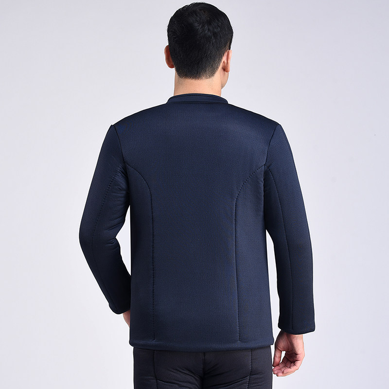 冬季中老年棉衣老人棉袄男加厚保暖棉服加绒内穿棉袄内胆爸爸冬装