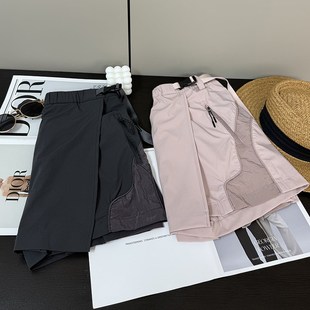 户外山系 A字裙 防走光设计弹力舒适透气松紧腰运动速干休闲裙裤